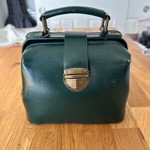 Vintage Green Leather Purse